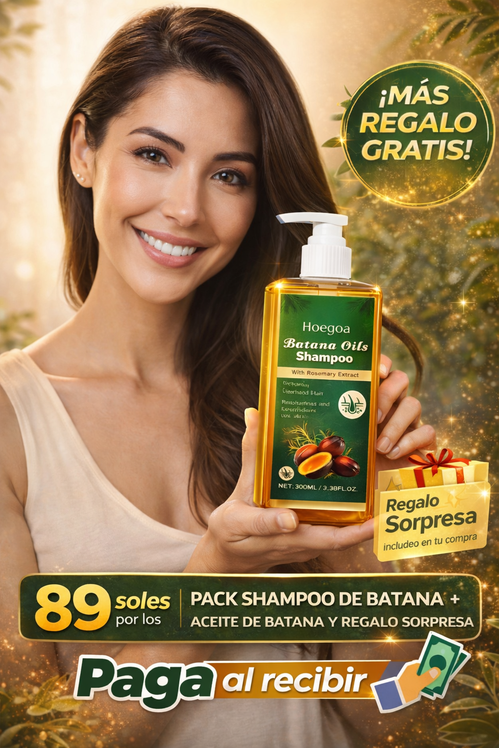 Pack Batana 3 en 1: Shampoo + Aceite + Regalo Sorpresa