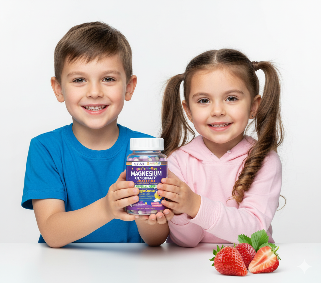 Magnesio KIDS : El Soporte para Crecimiento Saludable, Huesos Fuertes y Calma Mental